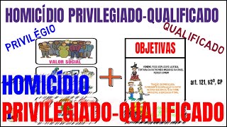 HOMICÍDIO PRIVILEGIADOQUALIFICADO  Direito Penal para OAB [upl. by Ludie]