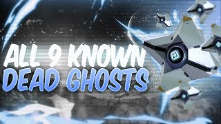 ALL 9 KNOWN DEAD GHOST LOCATIONS Destiny 2 Shadowkeep [upl. by Anaicul686]