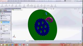 solidworks ratchet wheel mechanism design tutorial part 2 [upl. by Leandra443]