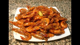 RECETTE D’ÉTÉ LES CREVETTES ROYALES À LA PERSILLADE [upl. by Ahsirat]