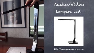 Lampara led de escritorio TaoTronics en Español [upl. by Kally]