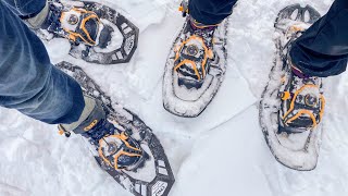 Innovative Snowshoes from TSL Outdoor The Symbioz Hyperflex Phoenix and Highlander Adjust Review [upl. by Terrab984]