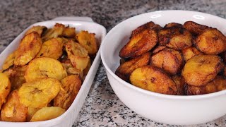 How To Make PLANTAINS  2 DELICIOUS Ways 🤤😋💃🏾 [upl. by Niwrad482]