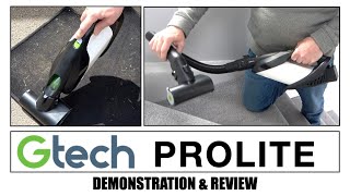 Gtech Prolite Hand Held Vacuum Cleaner Review amp Demonstration [upl. by Malamud595]