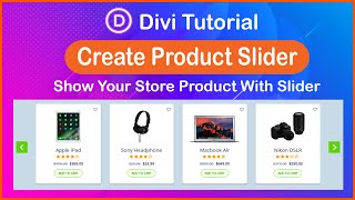 How to Create Product Slider With Divi Theme and Woocommerce  Product Carousel by Divi [upl. by Emmie]