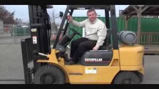 Part 3 Counterbalanced Forklift Preuse Inspection [upl. by Oralle]