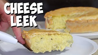 CHEESE LEEK amp POTATO PIE  How to make Cheese Leek and potato Pie  Homity Pie [upl. by Onimod439]