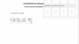 Conversión de kg m3 a g cm3 bis [upl. by Cenac]