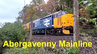 The busy railway mainline through Abergavenny [upl. by Sidran471]