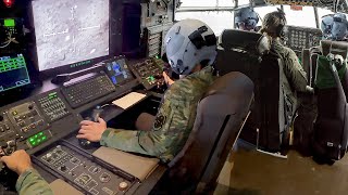 Inside AC130 Super Advanced Cockpit Demolishing Targets From The Air [upl. by Campney]