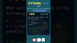 Python Quiz python pythonprogramming pythontutorial pythonforbeginners python3 pythonprojects [upl. by Ayaros]