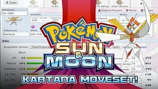 Kartana Moveset Guide How to use Kartana Pokemon Sun and Moon w PokeaimMD [upl. by Micro]