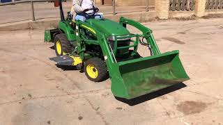 John Deere 2305 Tractor w200CX Loader and RT1140 Rotoriller  Lot 6879 [upl. by Talbert585]