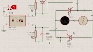 Back to back SCRinterface by optocoupler or pulse Transformeravi [upl. by Reiche]