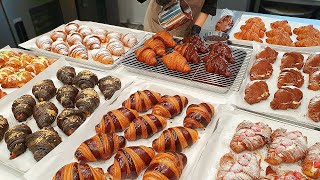 Amazing The Process of Making Various Croissants  Korean Food ASMR [upl. by Ineslta115]