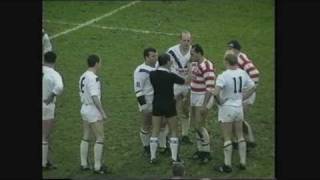 Warrington v Wigan World War 3 New Years Day 1988 [upl. by Tnias]