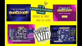 SCRATCH CARD WINNING with the NATIONAL LOTTERY SCRATCHCARDS D AND L [upl. by Mareah611]