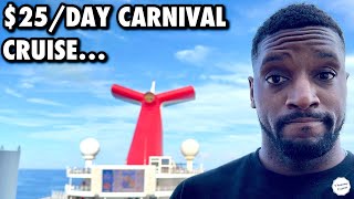 Taking A CHEAP 100 Carnival Cruise  World’s Cheapest Cruises [upl. by Matless]