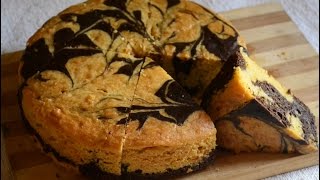 Eggless Butterless Mango Chocolate Marble Cake Recipe [upl. by Keir]