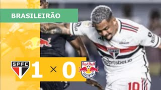 SÃO PAULO 1 X 0 RED BULL BRAGANTINO  CAMPEONATO BRASILEIRO 2023 VEJA O GOL [upl. by Zima]