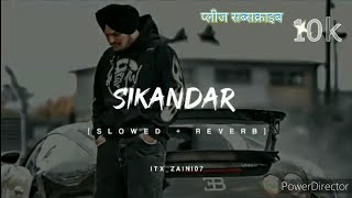 sikander Sidhu moose Wala song Punjabi🎧🌟🤙🏻 [upl. by Gertrude]