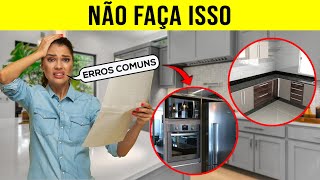 7 ERROS COMUNS em Cozinha Planejada que você deve evitar [upl. by Aehtorod611]