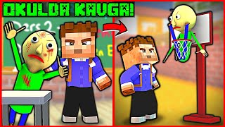 OKULDA KORKUNÇ YARATIKLARLA KAVGA ÇIKTI ALİ BALDİYİ BASKET POTASINA SOKTU 😂 Minecraft [upl. by Bicknell341]