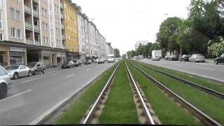 Munchen Tram 20 Moosach  Karlsplatz Part II [upl. by Yornoc842]