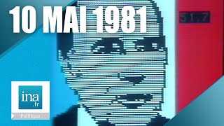 10 mai 1981  Soirée électorale élection présidentielle 2ème tour  Archive INA [upl. by Annirtak681]