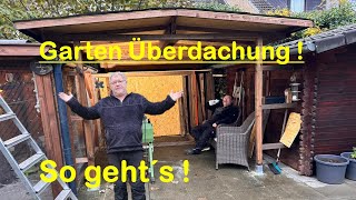 ÜberdachungSitzecke so viel Geld sparen TIP [upl. by Eiramalegna]