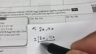 FSTB Faktor Sepunya Terbesar Cikgu ZulRobani  HCF Highest Common Factor  KSSM Form 2 [upl. by Zile]