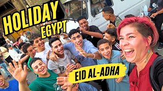 Eid AlAdha in Egypt Islams Biggest Holiday  Egypt Vlog 156  عيد الاضحى في مصر [upl. by Mack559]