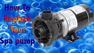 How to replace a spa pump  Fix your jacuzzi [upl. by Parsaye426]