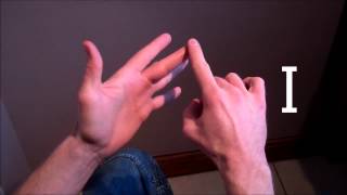 How to sign the alphabet in British Sign Language BSL  Right handed  Signer point of view [upl. by Emogene280]