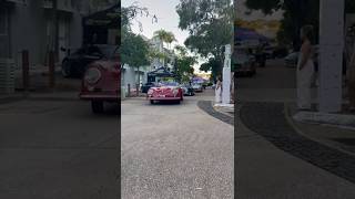 Classic Cars leaving Noosa Concours Delegance automobile classiccars expensivecars porsche [upl. by Retlaw]