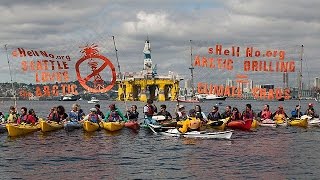 ShellBohrinsel in Seattle Ein quotDenkmal an die Rücksichtslosigkeit der Erdölindustriequot [upl. by Oniratac]