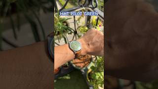 HMT PILOT GREEN itsswatchtime hmtwatches hmtpilot hmtpilotgreen watchuseek mechanicalwatch [upl. by Larianna]