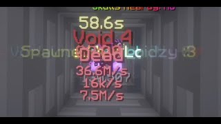 Endgame Sub 60 Voidgloom on Stranded  Hypixel Skyblock [upl. by Elocon]