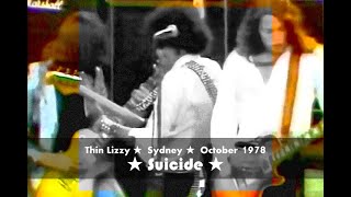 Thin Lizzy  Suicide  Live  Sydney Opera House  lost performances  1978 [upl. by Atina]