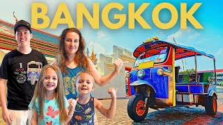 Exploring Bangkok With Kids  Thailand Travel Vlog [upl. by Liemaj]