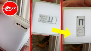 HELP the display is upside down  Netatmo Thermostat a cure for electricians OCD shorts [upl. by Anirrak]