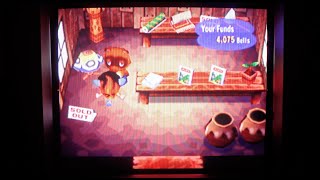 Animal Crossing GCN on a 9 inch CRT is amazing [upl. by Alicirp]