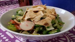 Fattoush Salad in 1 min  فتوش [upl. by Crispen]