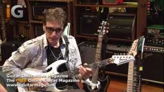 Steve Vai Circular Vibrato Technique  Steve Vai 2012 Interview  Guitar Interactive Magazine [upl. by Dareg]