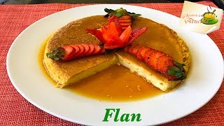 Flan casero en estufa y horno receta con 4 ingredientes 🍮 [upl. by Annadal176]