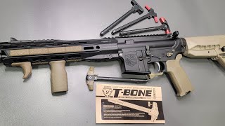 Двостороння Ручка Заряджання TBone Strike Industries AR15 [upl. by Asilrahc966]