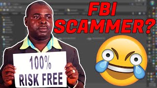 ANGRY Lottery Scammer Works At The FBI [upl. by Amathist]