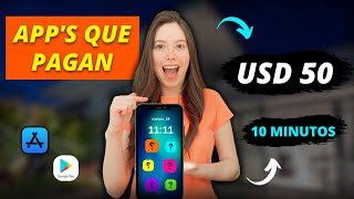 ✅Gana 50 en 10 minutos 👉 6 Aplicaciones que Pagan por Usarlas gana dinero en línea desde casa [upl. by Atirahs]