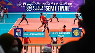 LIVE VOLI PUTRA Foolad Sirjan Iranian vs Jakarta Bhayangkara Presisi AVC CLUB [upl. by Ahsitam]