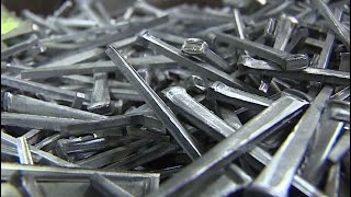 Mass company only maker of square cut nails in US [upl. by Adiol]